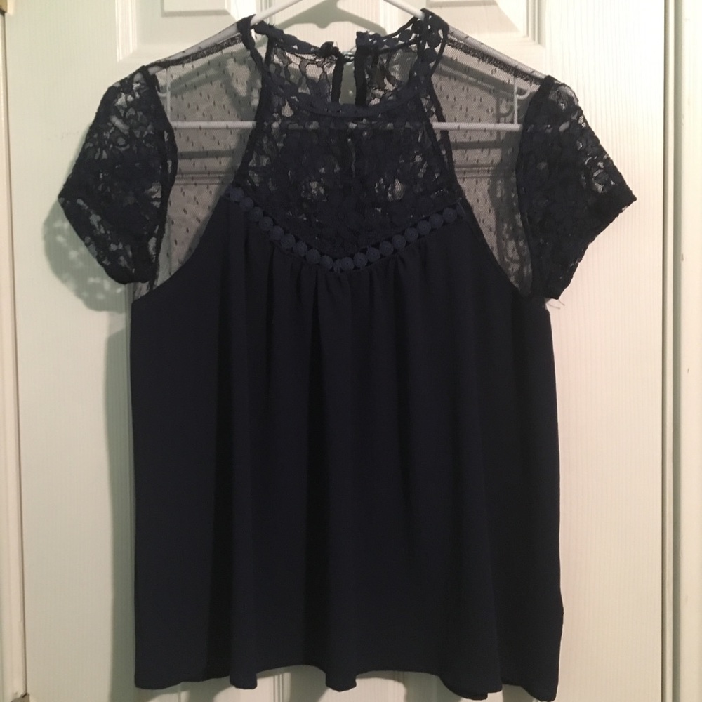 Loose Lace Blouse (Worn Once)